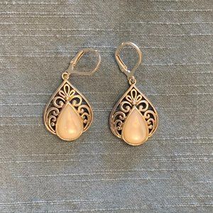 Sterling Silver and Mother of Pearl Earrings - New